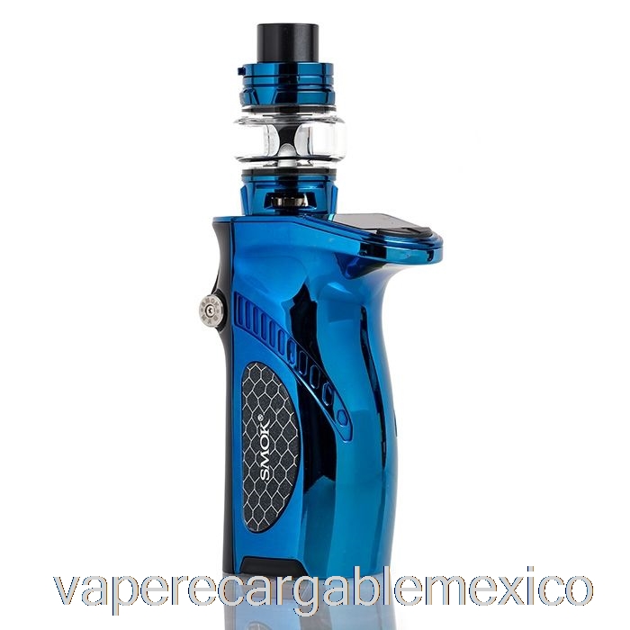 Vape Recargable Smok Mag Grip 100w Y Tfv8 Baby V2 Kit De Inicio Prisma Azul